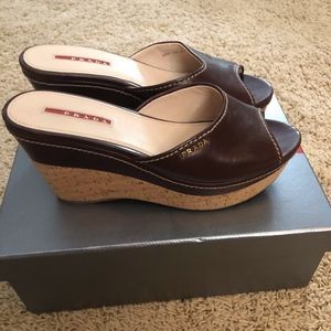 Prada Calzature Donna Teak